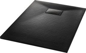 vidaXL Βάση Ντουζιέρας Μαύρη 100 x 70 εκ. από SMC