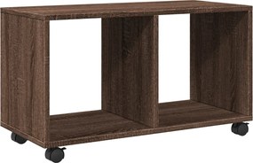 vidaXL Ντουλάπι Τροχήλατο Καφέ Δρυς 72x33x42,5 εκ. από Επεξ. Ξύλο