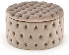 NUNEZ pouffe color: beige