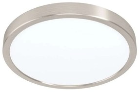 Φωτιστικό Οροφής-Πλαφονιέρα Fueva-Z 98845 28,5x2,8cm Dimmable Led 19,5W Satin Nickel Eglo Steel,Plastic