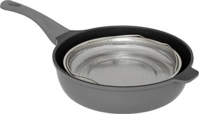 ΤΗΓΆΝΙΑ CAST ALU 28CM DEEP PAN GREY