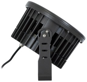 GloboStar FLOOD-NEVA 90397 Προβολέας Wall Washer για Φωτισμό Κτιρίων LED 54W 4590lm 30° DC 24V Αδιάβροχο IP65 L24.5 x W24.5 x H14.7cm Αρχιτεκτονικό Πορτοκαλί 2200K - Μαύρο - 3 Years Warranty