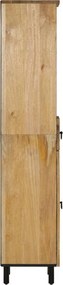 vidaXL Ντουλάπι Μπάνιου 38 x 33 x 160 εκ. από Μασίφ Ξύλο Μάνγκο