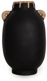 Διακοσμητικό Βάζο (Φ21x35) Soulworks Usiris Black 0750014
