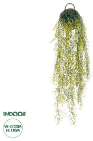 Κρεμαστό Τεχνητό Διακοσμητικό Φυτό Ιτίας Artificial Garden 20632 Globostar 20632