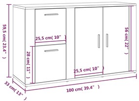 ΝΤΟΥΛΑΠΙ ΚΑΠΝΙΣΤΗ ΔΡΥΣ 100X33X59,5 ΕΚ. ΑΠΟ ΕΠΕΞΕΡΓΑΣΜΕΝΟ ΞΥΛΟ 821001