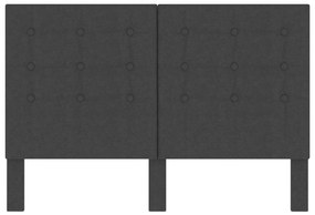 Καπιτονέ Κεφαλάρι Σκούρο Γκρι 140 x 200 εκ. Υφασμάτινο - Γκρι