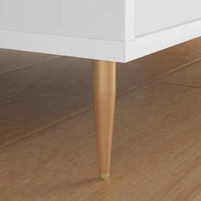 vidaXL Στηρίγματα 12 τμχ. Χρυσό 98 x 40 mm Σίδερο