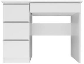 Τραπέζι γραφείου Mandeville D111, Με συρτάρια, 76x98x51cm, 22 kg, Άσπρο | Epipla1.gr