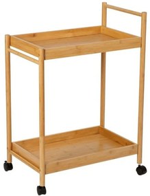Τρόλεϊ Κουζίνας AH-CC72005 58x36x80cm Natural Andrea House Bamboo