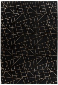 Χαλί Bijou 125 Black-Gold Me Gusta 200X290cm