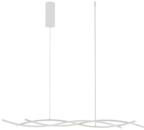 Φωτιστικό Οροφής Kinetic LED-KINETIC-S-BCO 40W Led 118x105cm White Luce Ambiente Design Aluminium