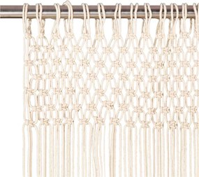 vidaXL Κουρτίνα Μακραμέ 140 x 240 εκ. Βαμβακερή