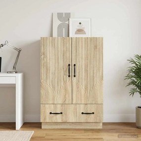 vidaXL Πλαϊνό γραφείο με συρτάρι Sonoma Δρυς 66 x 34,5 x 92 εκ.