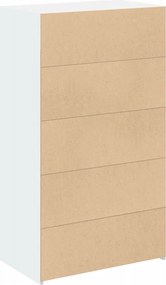 vidaXL Ντουλάπι Λευκό 70x41x124 εκ. από Επεξεργασμένο Ξύλο