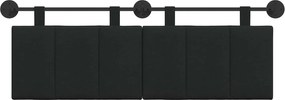 vidaXL Κρεμαστό Κεφαλάρι Μαύρο ύφασμα