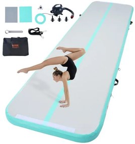 VEVOR 13FT Air Track Inflatable Training Tumbling Gymnastics Gym Mat with Pump