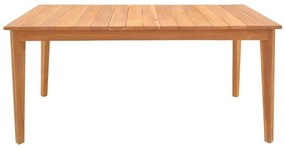 Τραπέζι κήπου Ory Ξύλο Teak σε Φυσικό χρώμα 160x80x75εκ. 160x80x75 εκ.