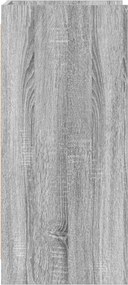 vidaXL Πλαϊνό γραφείο Γκρι Sonoma 40 x 36 x 80 εκ Επεξεργασμένο Ξύλο