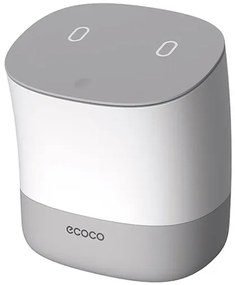 ECOCO μίνι κάδος απορριμμάτων E2241 με σακούλες, επιτραπέζιος, 1.5lt, λευκός