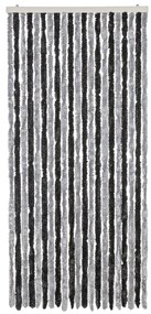 vidaXL Σήτα Εντόμων Γκρι &amp; Μαύρη 90 x 200 εκ. από Σενίλ