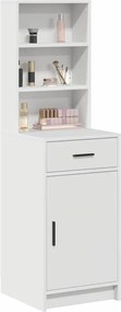 vidaXL Highboard Λευκό 40 x 40,5 x 135 εκ. Επεξεργασμένο ξύλο