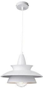 Κρεμαστό Φωτιστικό Οροφής Φ33ΧΗ128CM BROOKLYN ACA-KS07881PWH-Λευκό KS07881PWH