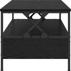 vidaXL Τραπεζάκι σαλονιού Μαύρη δρυς 100 x 51 x 45 cm