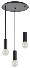Κρεμαστό Φωτιστικό Οροφής Μέταλλο ADEPT TUBE H300 Φ35 Homelighting-77-8480-Μαύρο 77-8480