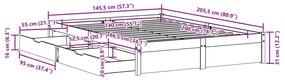 ΣΚΕΛΕΤΟΣ ΚΡΕΒ. ΧΩΡΙΣ ΣΤΡΩΜΑ ΛΕΥΚΟ 140X200 ΕΚ ΜΑΣΙΦ ΠΕΥΚΟ 3301663