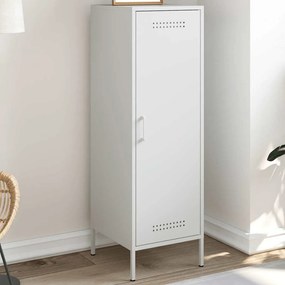 vidaXL Ντουλάπι Λευκό 36x39x113 εκ. από Ατσάλι