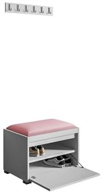 Σετ διαδρόμου Trenton 132, 65x34cm, 17 kg, Ταπισερί, Πλαστικοποιημένη μοριοσανίδα, Εντοιχισμένη, Τοίχου | Epipla1.gr