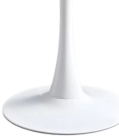 Τραπέζι Elijah λευκό Φ60x74cm 60x60x74 εκ.