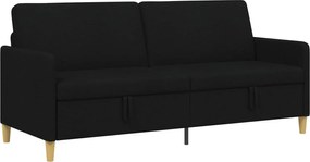 vidaXL Καναπές με Αποθήκευση Μαύρο 192 x 78 x 87 εκ. Πολυεστέρας