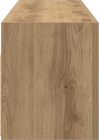 vidaXL Ντουλάπι τοίχου μπάνιου Artisan Oak 100x25x30 cm