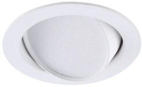 Σποτ Χωνευτό Κινούμενο  Ø7,8 cm  4w Led  314lm 3000K Λευκό Αλουμίνιο Viokef Nox 4157200