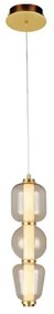 Κρεμαστό Φωτιστικό Οροφής 12cm LED 12W IP20 3000K Zambelis-23062-Χρυσό 23062
