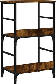vidaXL Βιβλιοθήκη Καπνιστή Δρυς 50 x 33 x 82 εκ. από Επεξεργ. Ξύλο