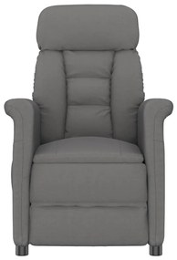 vidaXL Καρέκλα μασάζ Σκούρο γκρι 70.5 x 96.5 x 95 cm Πολυεστέρας