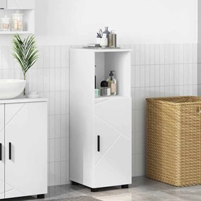 vidaXL Ντουλάπι Μπάνιου Λευκό 30 x 35 x 95 εκ Επεξεργασμένο ξύλο