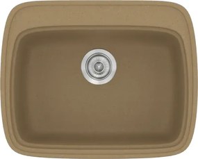 Sanitec Classic 313 (58×50) - Γρανιτένιος νεροχύτης - Metallic COFFE