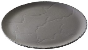 BASALT "MATT SLATE" ROUND FLAT PLATE 28,5CM RV641316K4