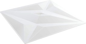 vidaXL Πάνελ τοίχου Αστέρι 12 pcs Άσπρο Αστέρι 50 x 50 cm Φελιζόλ XPS