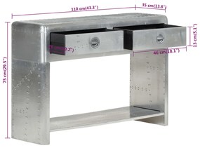 vidaXL Μπουφές Aviator 110 x 35 x 75 εκ. Μεταλλικός