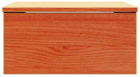 vidaXL Κομοδίνο Καφέ κεριού 37 x 35 x 18.5 εκ Μασίφ ξύλο πεύκου