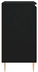 Ντουλάπι Μαύρο 60x35x70 εκ. από Επεξεργασμένο Ξύλο - Μαύρο
