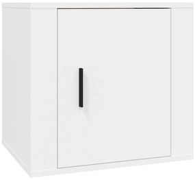 vidaXL Κομοδίνα 2 τεμ. Λευκά 50x39x47 εκ.