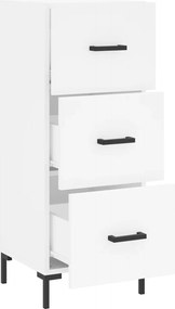 vidaXL Ντουλάπι Λευκό 34,5 x 34 x 90 εκ. από Επεξεργασμένο Ξύλο