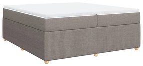 ΚΡΕΒΑΤΙ BOXSPRING ΜΕ ΣΤΡΩΜΑ TAUPE 200X200 ΕΚ. ΥΦΑΣΜΑΤΙΝΟ 3285599