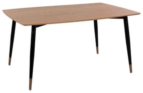 Τραπέζι Natural - Black HM8554.01 160x90x74Υ εκ. Metal,Wood